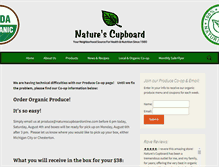 Tablet Screenshot of naturescupboardonline.com